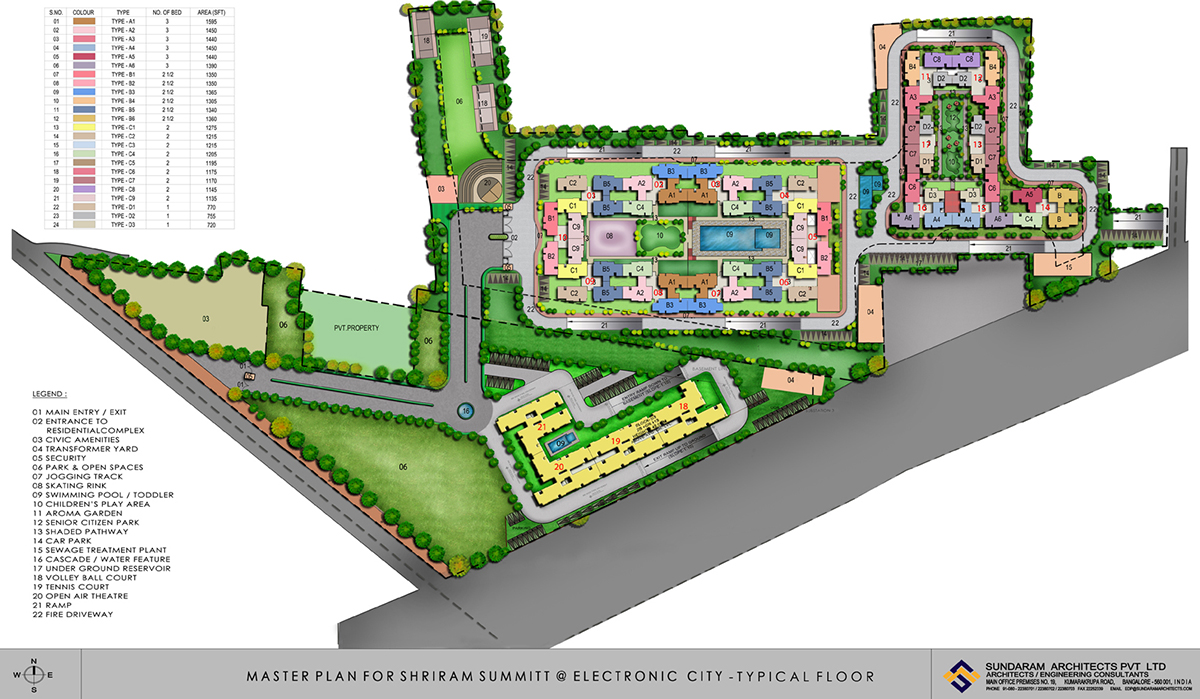 Shriram Summitt Electronic city phase 1 close to Wipro