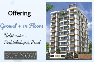 2 BHK Flat - 1072 sqft for sale in Ds Max Sky Sisira off Yelhanka Doddabalapur Road 