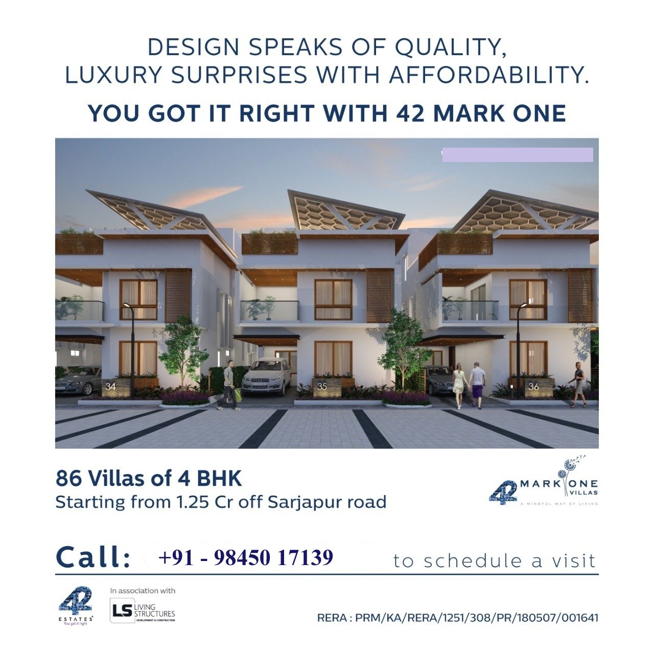 42 Queen’s Square - Luxury Villas in Sarjapur - Propheadlines